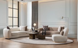 Luxus Wohnzimmer Hotel Sofa Braun Schwarz Luxury Living Room Hotel Sofa Brown Black