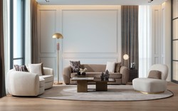 Luxus Wohnzimmer Hotel Sofa Braun Schwarz Luxury Living Room Hotel Sofa Brown Black