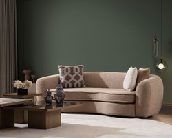 Luxus Wohnzimmer Hotel Sofa Braun Schwarz Luxury Living Room Hotel Sofa Brown Black