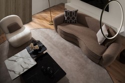 Luxus Wohnzimmer Hotel Sofa Braun Schwarz Luxury Living Room Hotel Sofa Brown Black