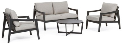 Luxus Garten Terrassen Möbel Set Grau Anthrazit Luxury Garden Terraces Furniture Set Gray Anthracite
