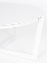 Casa Padrino ensemble de jardin de luxe gris / blanc - 1 Canapé de Jardin & 2 Fauteuils de Jardin & 1 Table de Jardin - Mobilier de jardin - Mobilier de terrasse - Mobilier de luxe