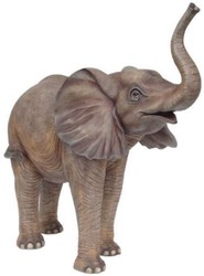 XXL Luxus Designer Garten Terrassen Wohnzimmer Deko Skulptur Figur Elefant XXL Luxury Designer Garden Terrace Living Room Decorative Sculpture Figure Elephant