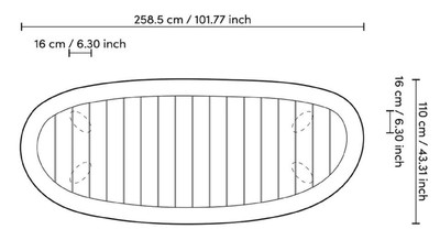 Casa Padrino Luxus Gartentisch Naturfarben / Sandfarben 258,5 x 110 x H. 76 cm - Garten Esstisch mit Teakholz Tischplatte und Aluminium Beinen - Garten & Terrassen Möbel - Luxus Qualität