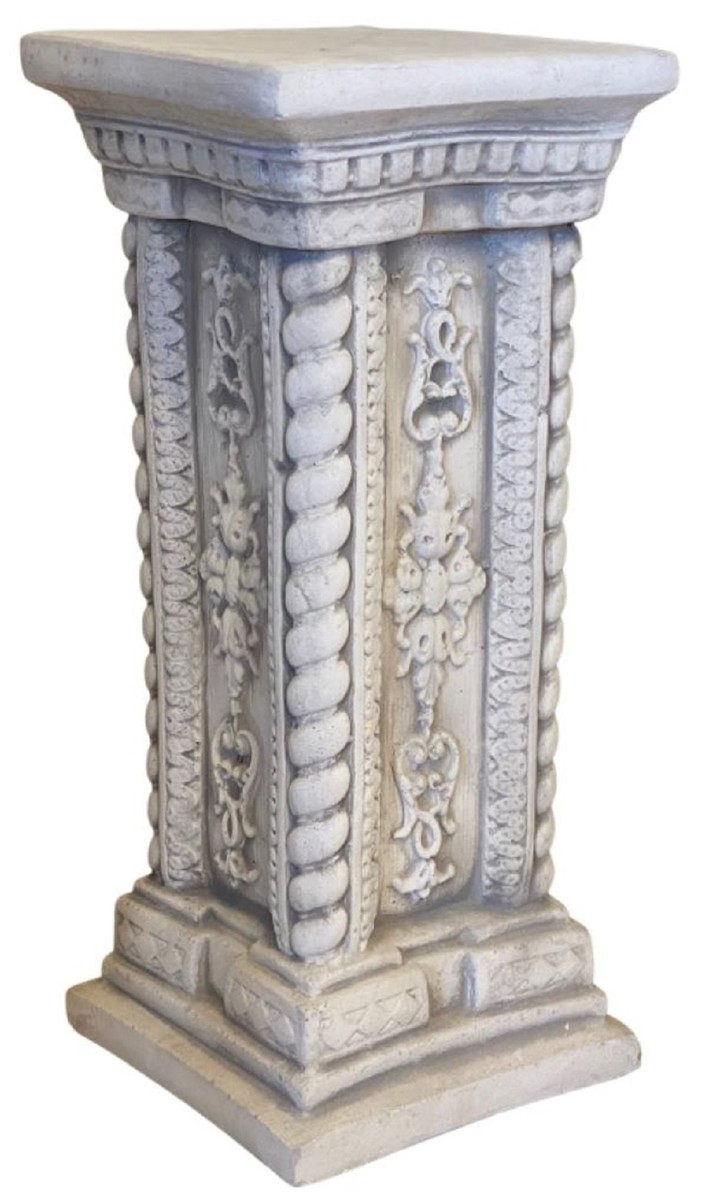 Barock Garten Terrassen Deko Stein Säule Grau Baroque Garden Terrace Deco Stone Pillar Gray Barock Garten Terrassen Deko Stein Säule Grau Baroque Garden Terrace Deco Stone Pillar Gray