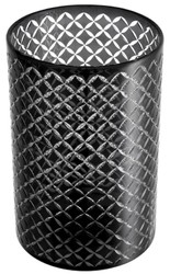 Casa Padrino candelabro de vidrio de lujo negro Ø 21 x A. 31 cm - Accesorios para hoteles - Accesorios para restaurantes - Accesorios para gastronomía - Calidad de lujo