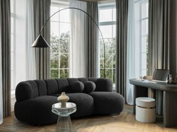 Luxus Wohnzimmer Hotel Sofa Schwarz Luxury Living Room Hotel Sofa Black