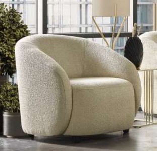 Casa Padrino fauteuil de luxe ivoire 90 x 90 x H. 76 cm - Fauteuil de salon