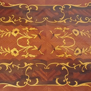 Casa Padrino Barock Sekretär Braun - Handgefertigter Barockstil Schreibtisch mit 3 Schubladen - Büromöbel im Barockstil - Barock Möbel - Barock Einrichtung - Büro Einrichtung im Barockstil