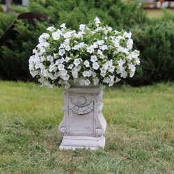 Barock Garten Terrassen Deko Stein Säule Grau Baroque Garden Terrace Deco Stone Pillar Gray