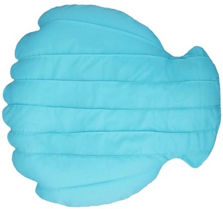 Schwimmender Outdoor Garten Terrassen Pool Sitzsack Seemuschel Hellblau Floating Outdoor Garden Patio Pool Beanbag Sea Shell Light Blue