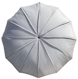 Casa Padrino Luxus Sitzsack Seeigel Grau Ø 90 x H. 45 cm - Schwimmender Sitzsack - Handgefertigtes Sitzkissen - Garten Deko - Terrassen Deko - Pool Deko - Luxus Accessoires