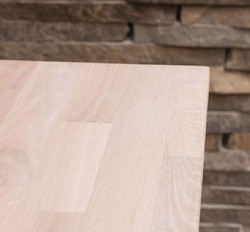 Casa Padrino cocina integral estilo campestre natural 387 x 65 x A. 90 cm - Cocina de madera maciza - Muebles de comedor estilo campestre - Cocinas integrales de estilo campestre madera maciza