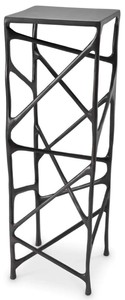 Luxus Aluminium Deko Säule Schwarz Luxury Aluminum Decorative Column Black