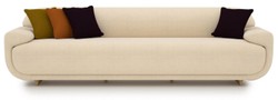 Casa Padrino divano di lusso crema / beige 250 x 105 x A. 70 cm - Divano da soggiorno - Divano hotel - Mobili da soggiorno - Mobili hotel - Mobili di lusso - Arredi di lusso - Arredi da soggiorno
