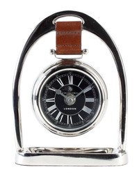 Casa Padrino diseñador lujo horsebit cuero real latón niquelado 18 x 5 x H. 24,5 cm - Noble y magnífico