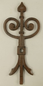 Casa Padrino décoration murale ancre marron rustique 23 x 1,5 x H. 50 cm - Ancre métallique nostalgique - Décoration salon - Décoration jardin - Décoration terrasse - Accessoires déco