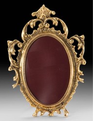 Casa Padrino cornice immagini barocco di lusso oro 13 x A. 19 cm - Cornice immagini in bronzo fatta a mano in stile barocco - Accessori decorativi barocchi - Nobile e Magnifico