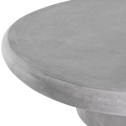 Casa Padrino table de jardin de luxe gris 181 x 89,5 x H. 31 cm - Table basse de jardin en béton armé de fibre de verre - Mobilier de jardin et terrasse - Qualité de luxe