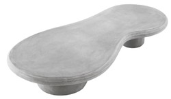 Casa Padrino table de jardin de luxe gris 181 x 89,5 x H. 31 cm - Table basse de jardin en béton armé de fibre de verre - Mobilier de jardin et terrasse - Qualité de luxe