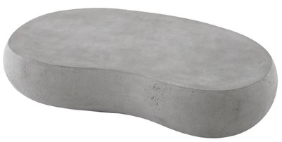 Casa Padrino Luxus Gartentisch Grau 160 x 103 x H. 32 cm - Garten Couchtisch aus glasfaserverstärktem Beton - Garten & Terrassen Möbel - Luxus Qualität