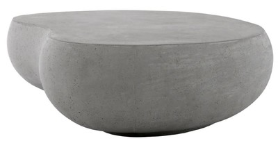 Casa Padrino Luxus Gartentisch Grau 160 x 103 x H. 32 cm - Garten Couchtisch aus glasfaserverstärktem Beton - Garten & Terrassen Möbel - Luxus Qualität