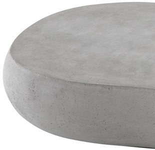 Casa Padrino Luxus Gartentisch Grau 160 x 103 x H. 32 cm - Garten Couchtisch aus glasfaserverstärktem Beton - Garten & Terrassen Möbel - Luxus Qualität