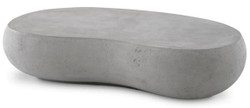 Casa Padrino table de jardin de luxe gris 160 x 103 x H. 32 cm - Table basse de jardin en béton armé de fibre de verre - Mobilier de jardin et terrasse - Qualité de luxe