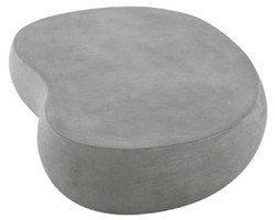 Casa Padrino table de jardin de luxe gris 160 x 103 x H. 32 cm - Table basse de jardin en béton armé de fibre de verre - Mobilier de jardin et terrasse - Qualité de luxe
