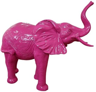XXL Luxus Garten Terrassen Wohnzimmer Deko Skulptur Figur Elefant XXL Luxury Garden Terrace Living Room Decorative Sculpture Figure Elephant