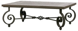 Casa Padrino Luxury Baroque Wrought Iron Furniture Set Dark Brown / White - 2 Sofas & 1 Coffee Table - Living Room Furniture - Garden Furniture - Luxury Baroque Furniture