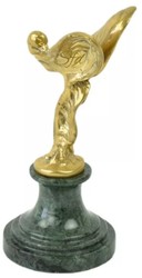 Luxus Deko Bronze Marmor Briefbeschwerer Frau mit Flügeln Gold Grün Luxury Decorative Bronze Marble Paperweight Lady with Wings Gold Green