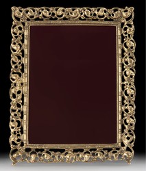 Casa Padrino cornice immagini barocco di lusso oro 23 x A. 30 cm - Cornice immagini in bronzo fatta a mano in stile barocco - Accessori decorativi barocchi - Nobile e Magnifico