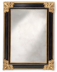 Casa Padrino luxury baroque mirror black / gold - Handmade Italian baroque style wall mirror with antique mirror glass - Luxury furniture in baroque style - Luxury Quality - Made in Italy