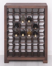 Landhausstil Massivholz Weinschrank Weinregal Braun Schwarz Country Style Solid Wood Wine Cabinet Wine Shelf Brown Black