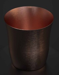 Casa Padrino refrigeratore di champagne di lusso in rame Ø 18 x A. 19 cm - Raffreddatore di vino rotondo - Accessori gastronomia - Accessori ristorante - Accessori hotel - Qualità di lusso