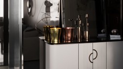 Casa Padrino refrigeratore di champagne di lusso in rame Ø 18 x A. 19 cm - Raffreddatore di vino rotondo - Accessori gastronomia - Accessori ristorante - Accessori hotel - Qualità di lusso