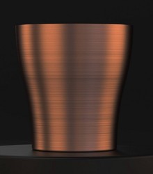 Runder Luxus Kupfer Champagnerkühler Weinkühler Round Luxury Copper Champagne Cooler Wine Cooler