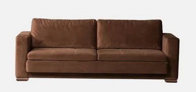 Casa Padrino sofá de lujo de 3 plazas marrón 211 x 88 x A. 67 cm - Sofá de salón - Sofá de hotel - Muebles de salón - Muebles de hotel - Muebles de lujo - Interiores de lujo