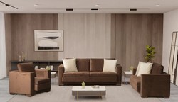 Casa Padrino divano di lusso a 3 posti marrone 211 x 88 x A. 67 cm - Divano soggiorno - Divano hotel - Mobili soggiorno - Mobili hotel - Mobili di lusso - Arredamento di lusso