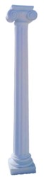 Casa Padrino pilastro barocco grigio A. 260 cm - Pilastro da giardino gigante barocco - Pilastro decorativa da giardino - Accessori decorativi per giardini e terrazze barocchi