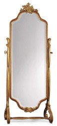 Luxus Barock Standspiegel Gold Luxury Baroque Standing Mirror Gold