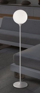 Casa Padrino lampadaire d'extérieur de luxe blanc Ø 30 x H. 160 cm - Lanterne de jardin élégante - Éclairage de jardin - Éclairage extérieur - Qualité de luxe - Fabriqué en Italie