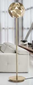 Dimmbare Luxus LED Stehleuchte Messing Dimmable Luxury LED Floor Lamp Brass