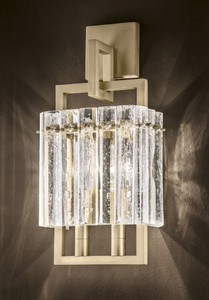 Casa Padrino applique murale de luxe laiton 22,5 x 13 x H. 45 cm - Applique en métal avec abat jour en verre - Appliques de luxe - Qualité de luxe - Fabriqué en Italie