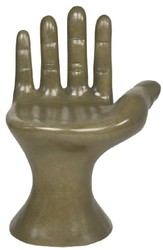 Casa Padrino luxury designer chair hand moss green 60 x 50 x H. 89 cm - Fiberglass chair - Luxury furniture - Designer furniture - Fiberglass furniture