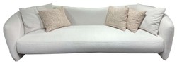 Casa Padrino luxury sofa white 280 x 98 x H. 90 cm - Living room sofa - Hotel sofa - Living room furniture - Living room furnishings - Hotel furniture - Luxury furniture