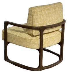 Casa Padrino fauteuil de luxe vert / marron foncé 80 x 73 x H. 60 cm - Fauteuil de salon - Fauteuil d'hôtel - Meuble de salon - Meuble d'hôtel - Meuble de luxe - Ameublement de luxe