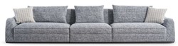 Luxus Wohnzimmer Hotel Sofa Blau Grau Schwarz Luxury Living Room Hotel Sofa Blue Gray Black