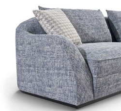 Luxus Wohnzimmer Hotel Sofa Blau Grau Schwarz Luxury Living Room Hotel Sofa Blue Gray Black